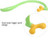 Manual Back Massager with Adjustable Dual Heads Ergonomic Handheld Cane for Neck, Shoulders & Upper Back Pain Relief