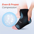 Ankle Ice Pack Wrap - Reusable Gel for Pain Relief, Hot Cold Compression for Plantar Fasciitis, Swelling