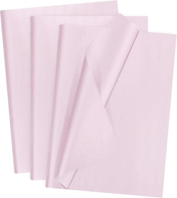 MECCANIXITY 40 Sheets Light Purple Waterproof Tissue Paper, 20x28 Inch for Florist Bouquet Supplies