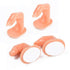 Practice Finger Nail Art Plastic Fake Fingers with Nails for Hand Nail Art Training Display Tools (10 Pcs)