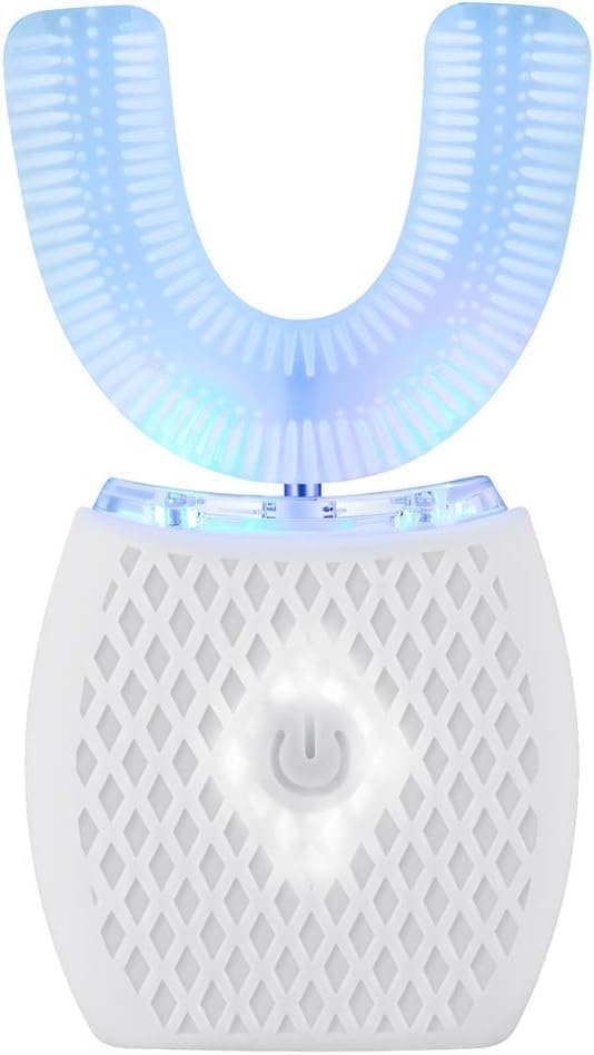 Automatic Ultrasonic Toothbrush, 360° Waterproof Rechargeable Electric Toothbrush for Travel and Household