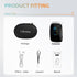 JDBBGJ SpO2 SpO2 Rechargeable Pulse Oximeter Fingertip Oxygen Monitor Fingertip with Pulse Rate and PI RR OLED