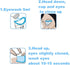 65 Pcs 5ml Disposable Eye Wash Cups, Portable Plastic Measuring Cup Eye Flush Cleaning Cups
