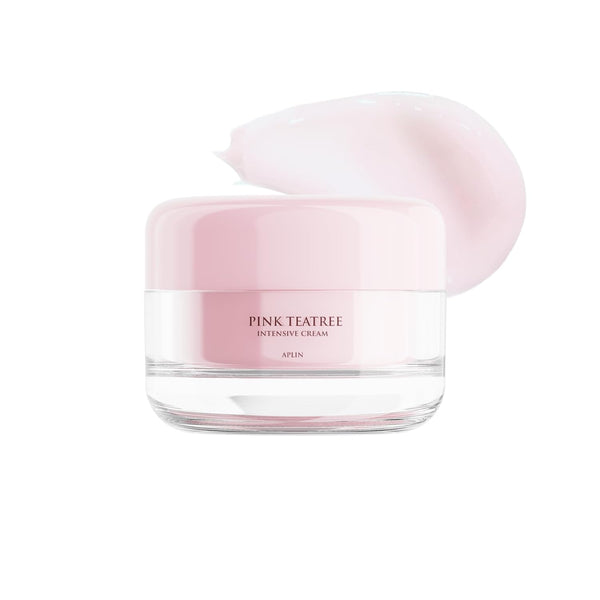aplin Pink Tea Tree Intensive Cream - 50g/1.7 Oz, CICA & Allantoin, Korean Skin Care, Moisturizing
