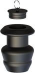 Hollow Butt Plug with Leak-Proof Lid Silicone Anal Dilator Peep Threaded Anal