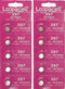 397 Button Cell Watch Battery, 10 Batteries