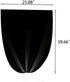 18 Gallon Large Trash Bag, Black Kitchen Garbage Bags, 95 Counts