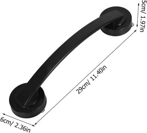Non-Skid Bathtub Grab Bars - Safety Handrails for Elderly