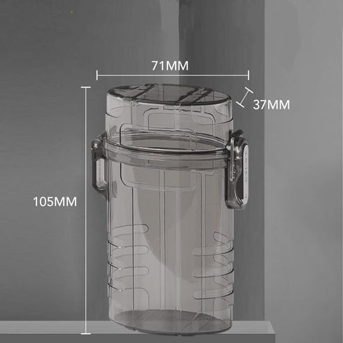 Pocket Box Case, Joint Holder Case Smell Proof, Waterproof Airtight Container, Cigarettes Case for 100mm King Size Multipurpose Pocket Box Container for Outdoor