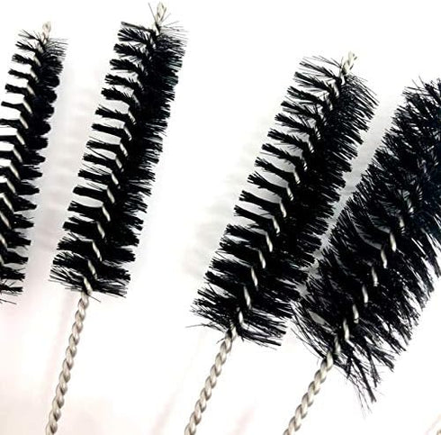 Nylon Cleaning Brush Set, 25pcs Tube Brush for Drink Straws, Hummingbird Feeders, Airbrushes, Keyboards