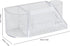 HURRISE Transparent Nail Drill Grinding Bit Organizer, Large Capacity Holder Storage Case for Manicure Tools