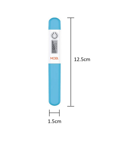 MOBI Digital Health Thermometer, Oral, Underarm & Rectal for Adults & Children, 1 Pack