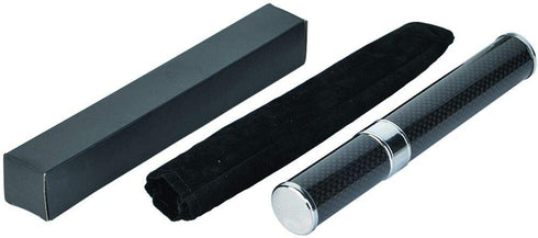 Carbon Fiber Cigar Case Tube, Super Slim Light Travel Case for Cigar Carrying Holders (Humidors Black, One Figure)