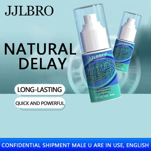 JJLBRO Men's Best Delay Spray Time Grab It for Long Last | Delay Sprayer for Man Heavy Duty | Travel Stud Size Enhancer