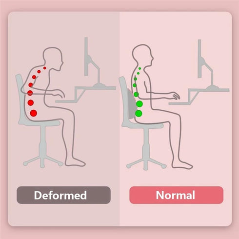 Refresh Neck & Back Stretcher - Posture Corrector for Neck Pain Relief, Lumbar Stretcher (Blue)