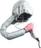 Portable Soft Hair Drying Bonnet with Adjustable Attachment for Hand Held Hair Dryer, Silver