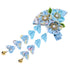 Japanese Style Women Flower Hair Clip, Tassel Hair Ornament, Kimono Decor Fabric Hanfu Hairpin
