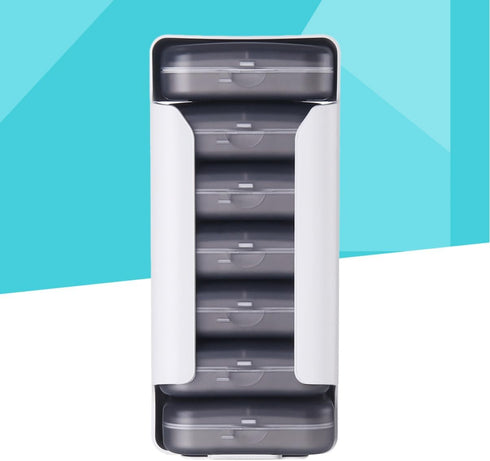 Set Travel-Friendly Pill Organizer for Daily Medicine Storage