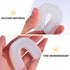 HEALLILY 2pcs U Shaped Toothbrush Head Silicone Automatic Electric Toothbrush Heads Replacement Refill