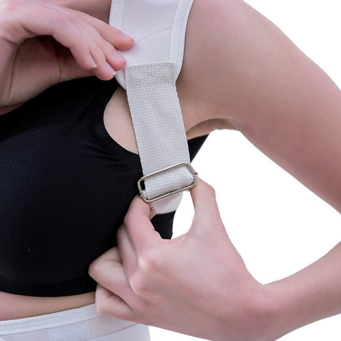 Thoracic Back Brace Posture Corrector - Magnetic Lumbar Support Belt for Back Pain Relief, Improve Thoracic Kyphosis,