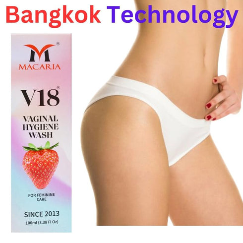 MACARIA V18 Feminine Yoni Cleanser for Intimate Hygiene