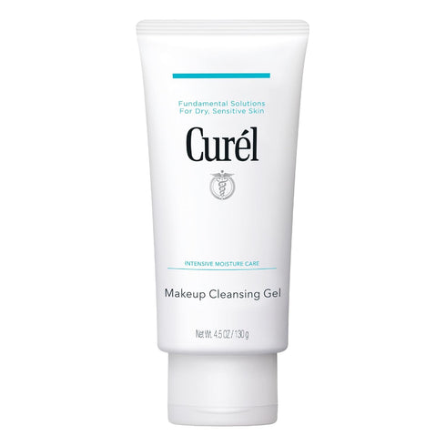 Curel Japanese Makeup Cleansing Gel - Gentle Facial Cleanser for Dry, Sensitive Skin, 4.5 oz pH-Balanced
