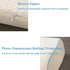 JACKGOLD Arched Cuddle Pillow,Couples Pillow with Slow Rebound and Breathable Memory Foam,Couple Cuddle Sleep for Anti
