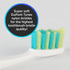 Voom Sonic Pro 7 Series Replacement Brush Heads, Soft Dupont Nylon Bristles, Advanced Bristle Technology, White, Pack