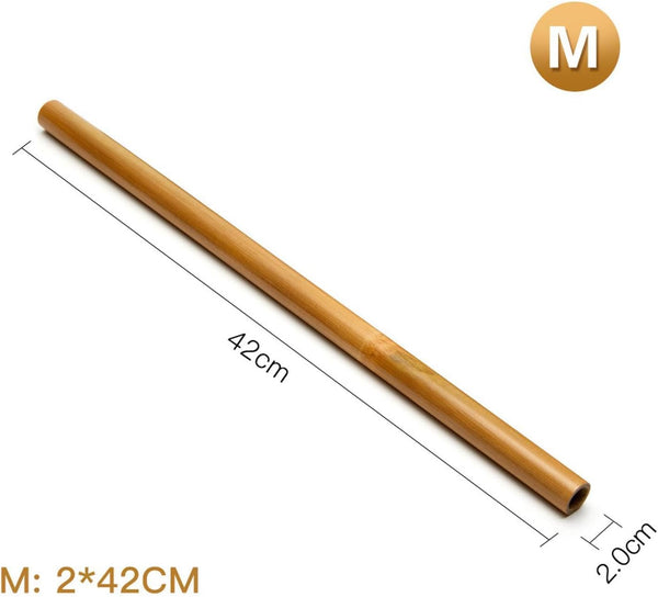 PawwJoy 42x2cm Bamboo Massage Sticks Gua Sha Tools for Waist Neck Back Pain Relief, Massager Tool for Relaxing Muscle
