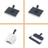 hygger 6-in-1 Cleaning Tools Spring Version Replacement Kit (2 Flat Sponges, Angle Sponge, Razor Scraper)