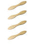 500 Count Wooden Biodegradable Tasting Spoons, 5 Inch Eco-Friendly Taster Spoons for Sampling Food, Ice Cream