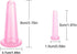 Natural Silicone Massage Cup, Anti Cellulite Facial Cupping Therapy for Face, Neck, Body, Anti-Aging Beauty Tool (Pink)