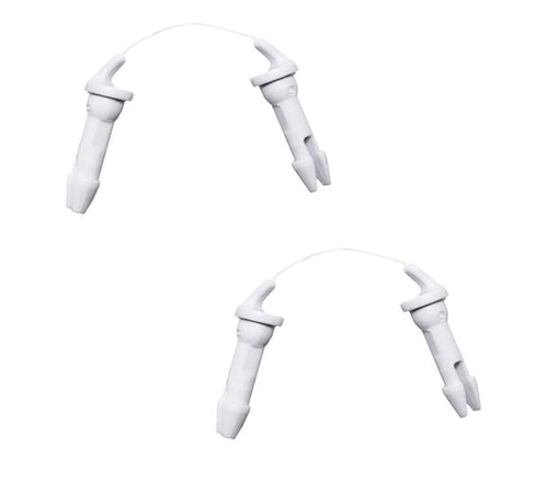 Flossers Dental Floss for Braces, Flossers Threaders Tool, Gum Flossing Picks, 30 Universal Flossing Tip Refills