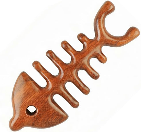Tinuos Fishbone Massage Tool,4-in-1 Full Body Massager for Neck, Back, Head & Eye