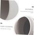 MAGICLULU Travel Toothbrush Cup and Toothpaste Storage Box, Dual-color Portable Mouthwash Cup, Gray, Compact for Travel