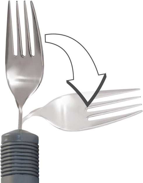 Rehabilitation Advantage Weighted Fork with Rubber Handle