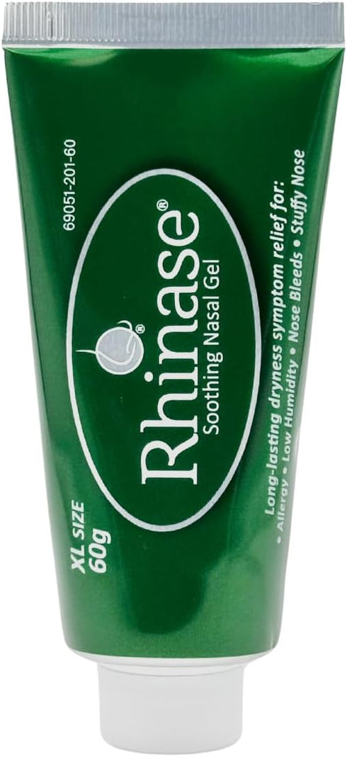 Rhinase Soothing Nasal Gel XL 60 g for Nasal Dryness from Allergy (Not