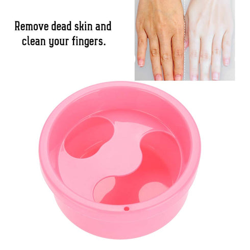HURRISE Nail Art Soak Bowl - Nail Soaking Bowl for Polish Treatment & Nail Care Tool