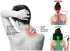 Upgraded Premium Flannel Inflatable Cervical Neck Traction Pillow - Pain Relief Collar (for Adults, Dark Blue)