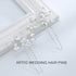 JAKAWIN Pearl Bride Wedding Hair Pins Silver Bridal Hair Piece Accessories for Women HP065