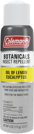 Coleman Lemon Eucalyptus Insect Repellent Spray, DEET-Free Bug Protection, Travel Size, Non-Greasy Formula