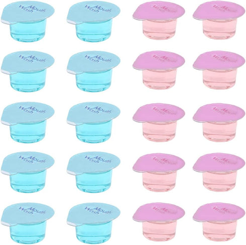 Otbushit 20PCS Mouthwash Disposable Portable Cleaner Freshen Breath Liquid Gum Health Hygiene Teeth