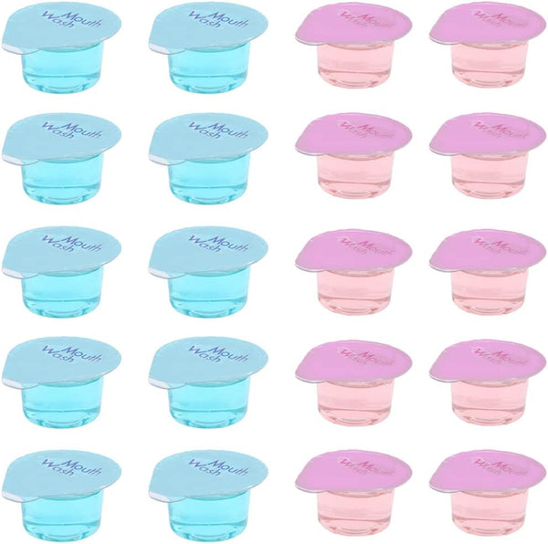Otbushit 20PCS Mouthwash Disposable Portable Cleaner Freshen Breath Liquid Gum Health Hygiene Teeth