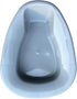 Comfort Axis Heavy-Duty Plastic Stackable Bedpan, Grey