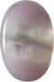 Purple Fluorite Oval Palm Pocket Healing Crystal, Massage Spa Energy Stone for Therapy Geometry Chakra Balancing
