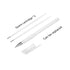 Eyebrow Microblading Marker Pen, Skin Marker for Permanent Makeup Position Mapping (White)