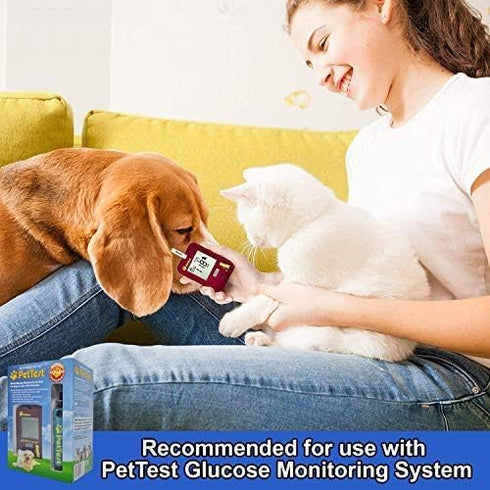 PetTest Control Solution for Blood Glucose Test Meter | 4ml Bottle for Diabetic PetTest Monitor