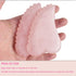 Rose Quartz Gua Sha Comb Massage Tool, Unique Comb Edge Gua Sha Board for SPA & Acupuncture Therapy, Heart Shape