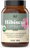 Complete Natural Products Organic Hibiscus Capsules, 100 Count, 550mg, Antioxidant & Herbal