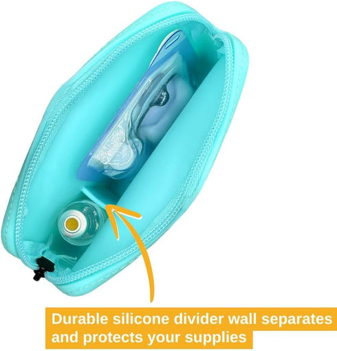 Sugar Medical Omnipod Protective Travel Case | Silicone Storage fits an Insulin Vial and One Pod| Diabetic Care